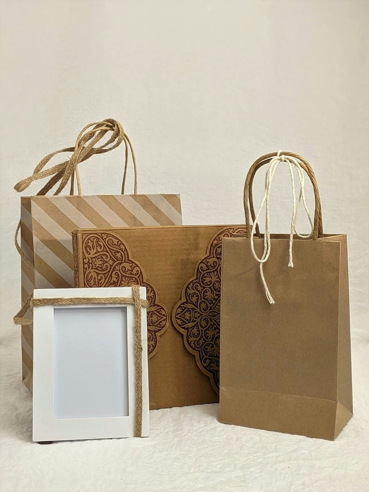 A beautiful small sized gift paper bag